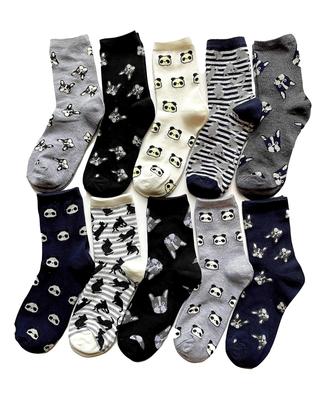 Monochrome Cute For 10 Pair Set Can Choose the C68 Women's Socks, Pattern, Stylish, Socks, Women's, Thin, Spring/Summer, 23-25cm, (You Pattern)