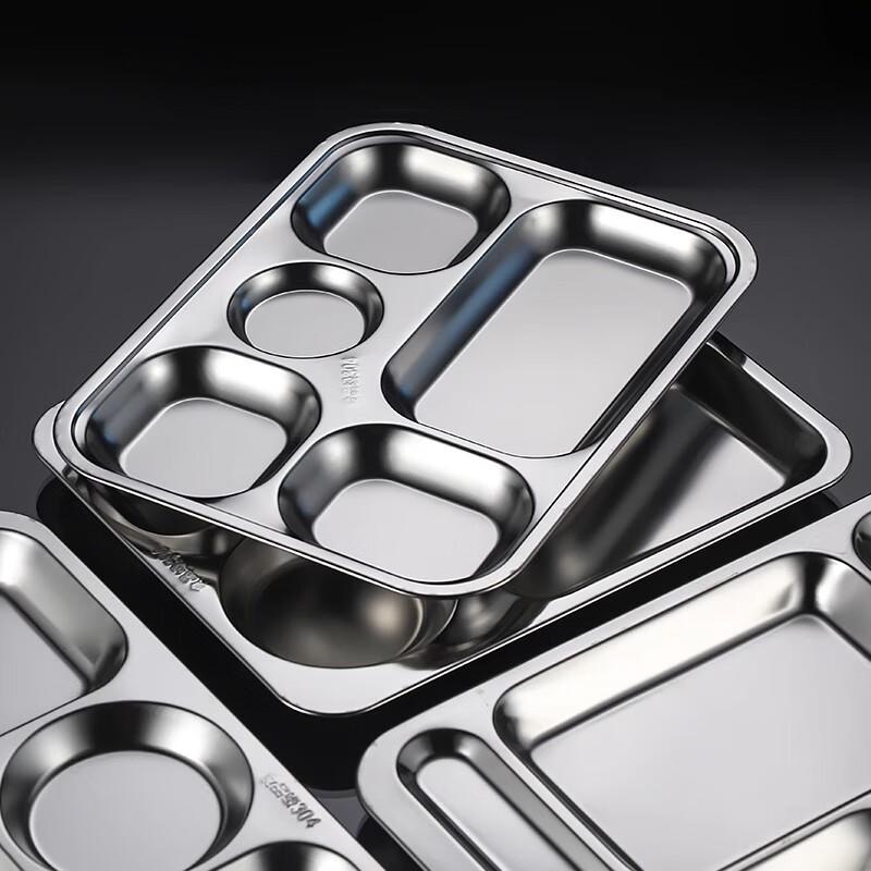 Stainless Steel Divided Lunch Tray