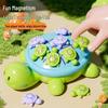 Little Turtle Magnetic Tic-Tac-Toe Game: Fun Educational Strategy for Parent-Child Interaction
