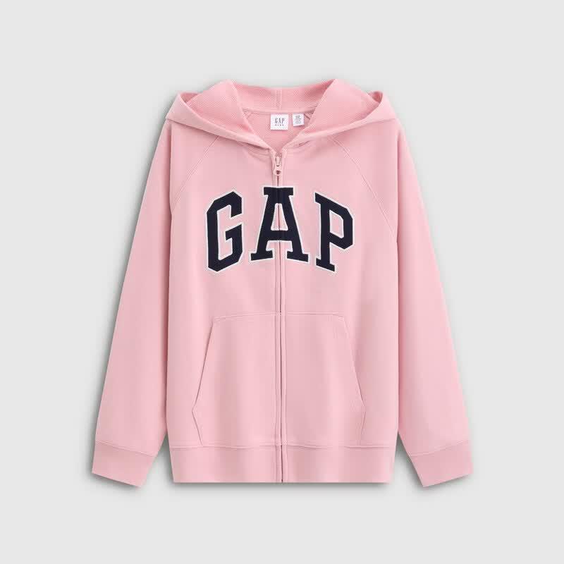 Gap Girls' 2026 Spring Logo French Terry Loose Hoodie