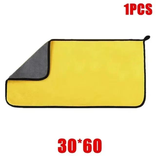 6/1Pcs Microfiber Cleaning Towel Car Cleaning Cloths Professional Detailing Car Drying Microfiber Towel Wash Towels Accessories