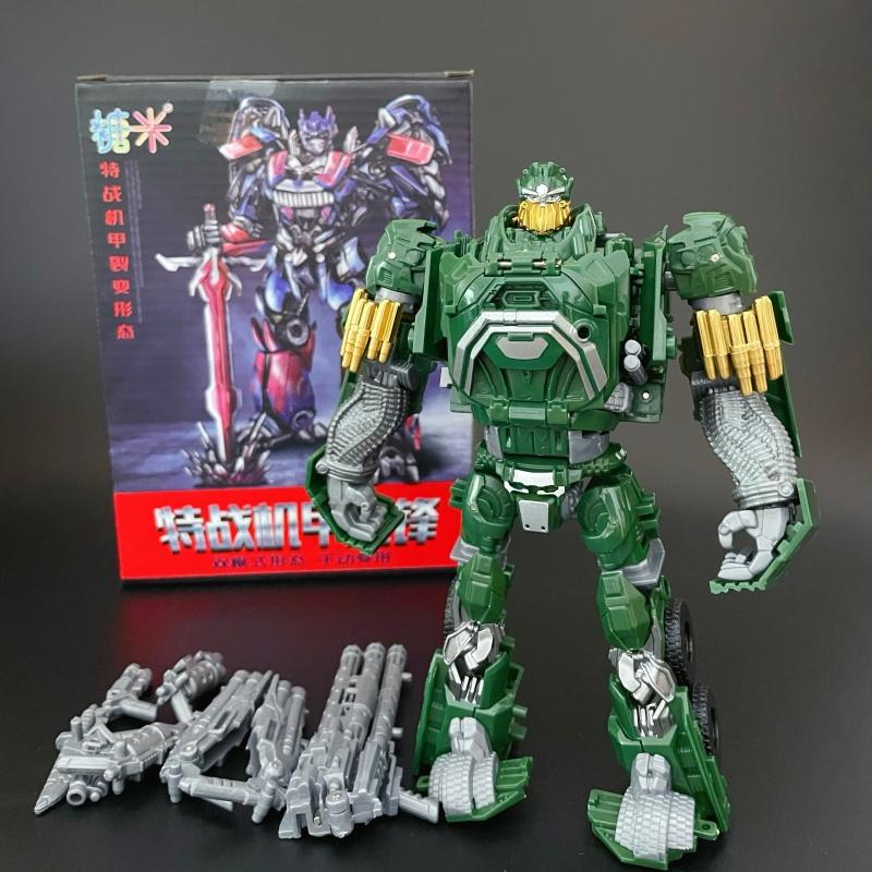 Cool 19CM Transformation Movie Toys Robot Car Anime Action Figures Military Truck Aircraft Model Classic Boy Gift 88502