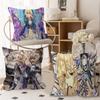 Anime Violet Evergarden Cushion Cover Inches Farmhouse Decor Home Throw Pillow Covers For Couch Decorations