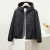 Trench Coat Women Spring Autumn Clothes Hooded Windbreaker Jacket Female Outerwear Tops Student Coats 3XL
