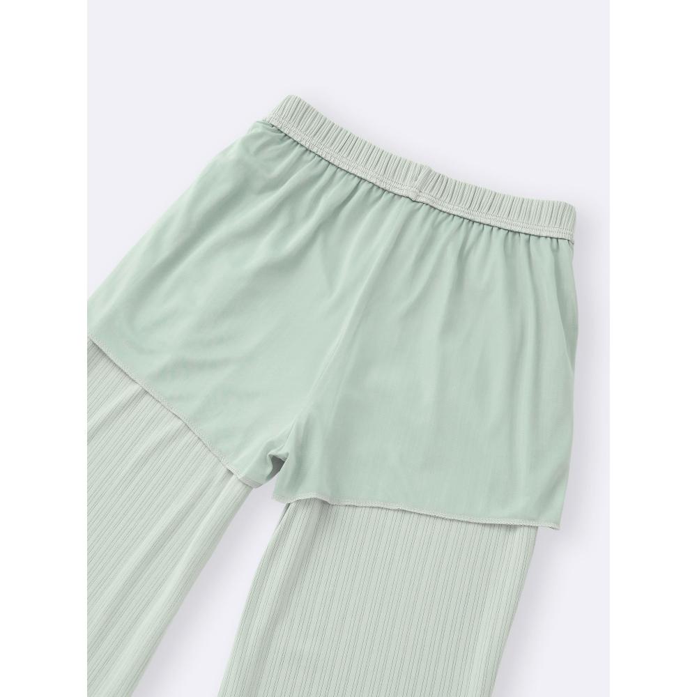 GU by Uniqlo Ribbed Pull On Pants+ec  Short Length 
