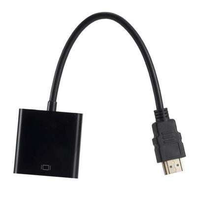 HDMI To VGA Adapter - MOONMINI - Black - 1080p - Video Signal Conversion - PC/HDTV
