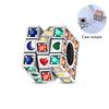 925 Silver Colorful Love Magic Cube Charms Beads Fit Bracelet Necklace Fine DIY Birthday Jewerlry Accessories
