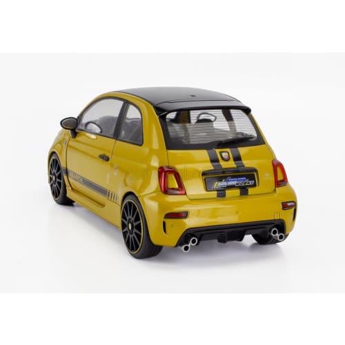 Solido Fiat Abarth Diecast Car 1/18 Scale Fiat F595 Abarth 2024 (Yellow)