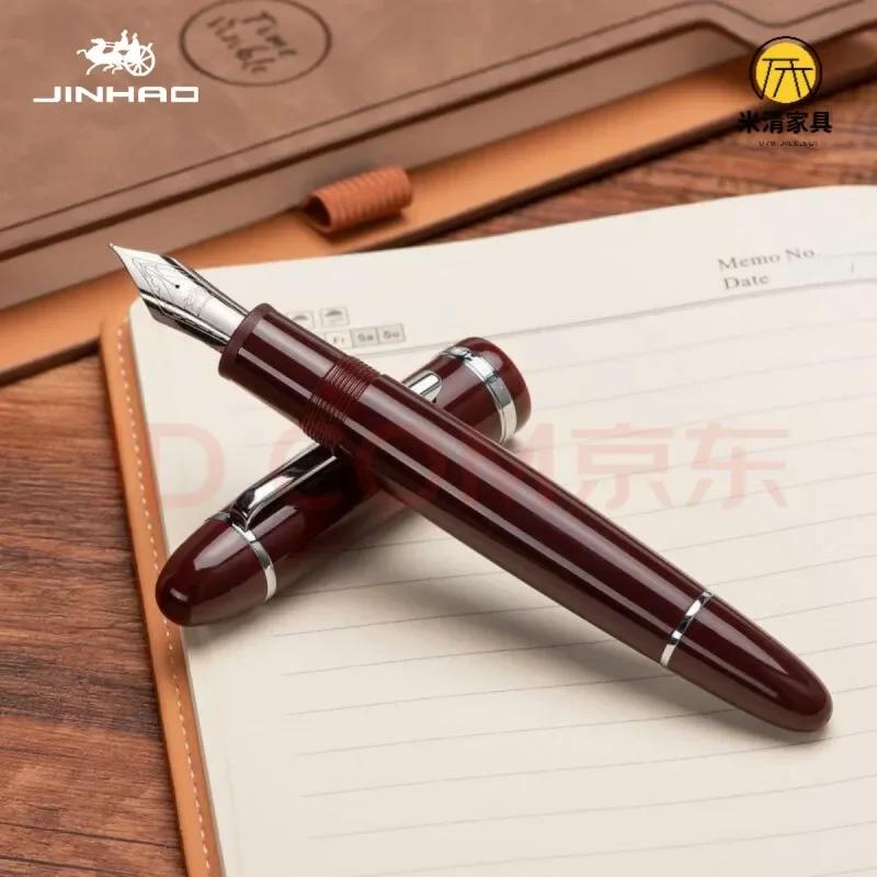 Jinhao X159 Acrylic Fountain Pen Metal Gold Clip EF/F/M Extended Fine Nib Stationery Office School Supplies Writing Pens PK 9019