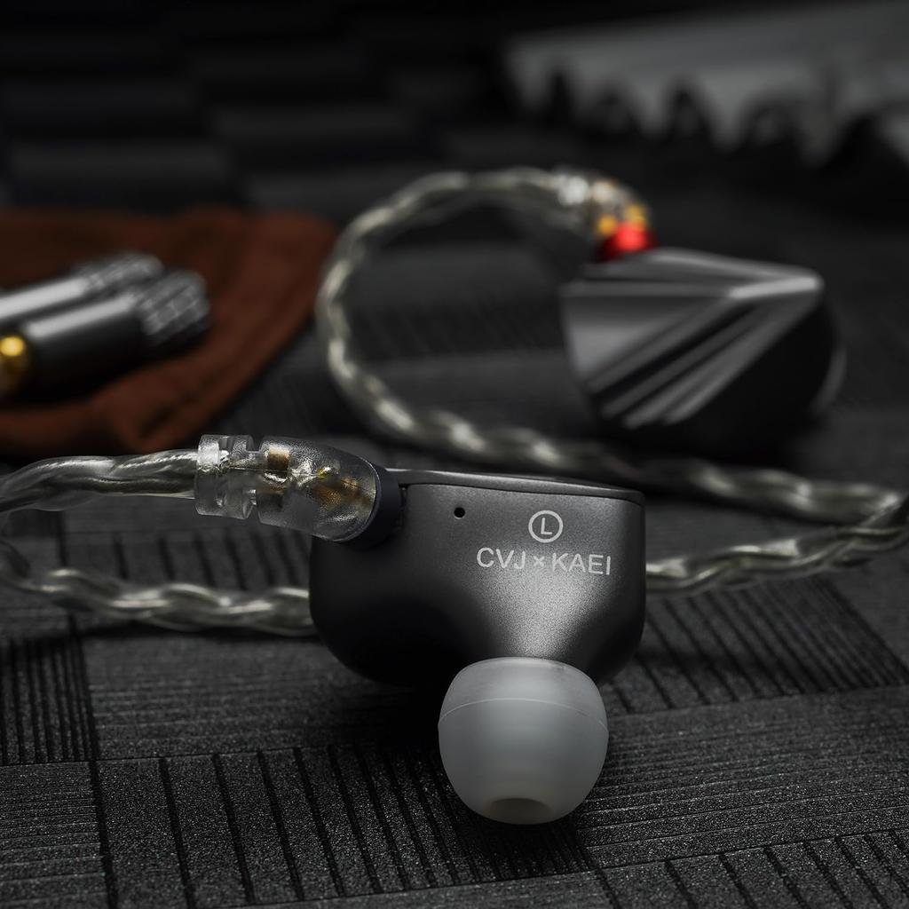 HiFiGo CVJ Kumo Flagship 8 BA Balanced Armature IEM Earphones with 4 Tone Tuning Switch and 3 Interchangeable Plugs In-Ear Monitors, In-Ear (Kumo)