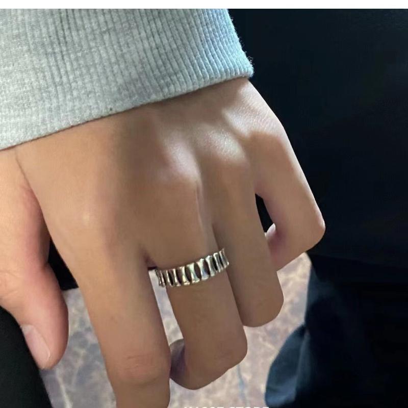 Ring Men's Ins Niche Design Cold Wind Men's Opening Adjustable Single Ring Ring