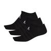 Light Low 3pp Training Sports Socks Black Men's DZ9402