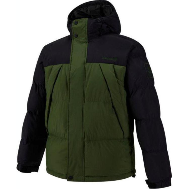 Timberland Durable Water Repellent Hooded Comfortable Warm Cotton Jacket Men Jackets Green A6653-EIO