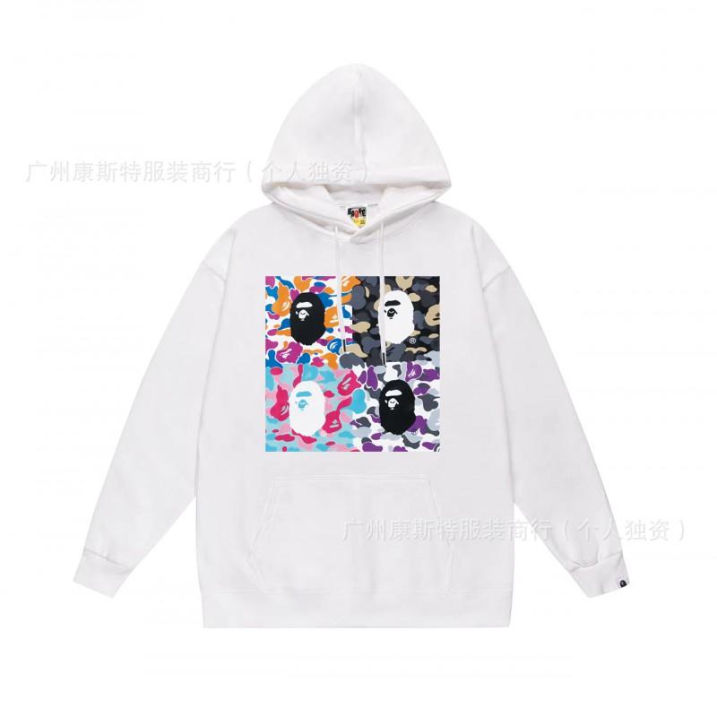 Unisex Oversized Cotton Hooded Sweatshirt With Camo Print Loose Fit Streetwear Teens Adults