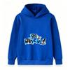 Kids Boys Girls Pullover Hoodie, Cool New Water Graffiti Letter Print Casual Long Sleeve Hooded Sweatshirt for Daily Wear