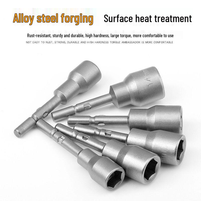 Electric Screwdriver with Hex Socket & Round Handle 800 Series 4mm Round Handle - H5 (5 pcs)