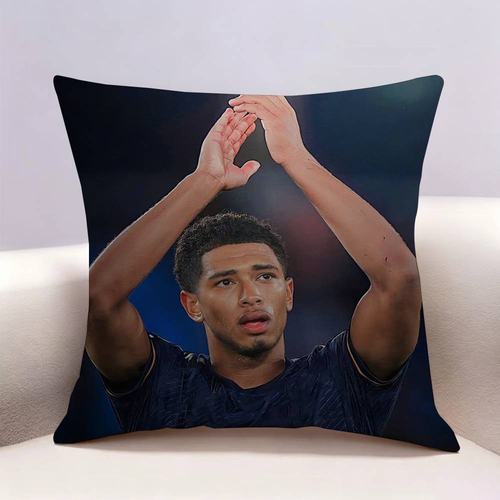 JJude BBellingham Football Doublesided print Pillow Case Pattern Printed Pillowcase For Living Room Sofa Cushion Cover