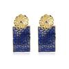 Flower Trendy Alloy Earrings Multicolor Rectangular Fashion For Women 2021