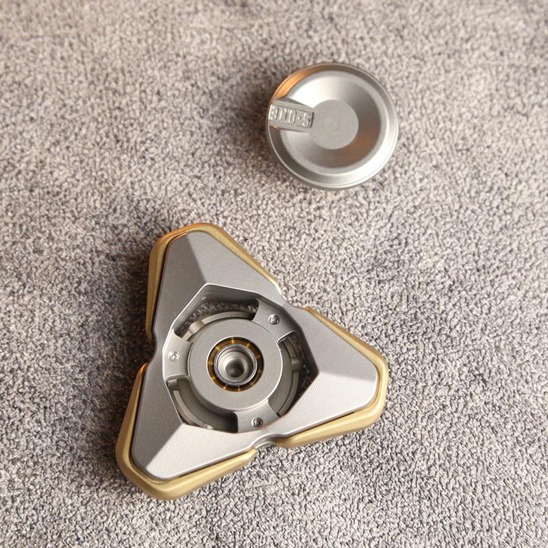 Fidget Spinner Suan QS Open Armor Spinning Top Fidget Toys Stress Relief For Adults Magnetic Metal Toys For Adult Children Gift