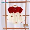 Baby Girl Red Princess Summer Romper