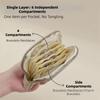Single/Double Layers Jewelry Storage Bag Multiple Sections with Soft Lining Zipper Jewelry Bag Mini Jewelry Pouch Travel