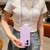 Luxury Liquid Silicone Case For Motorola Signature Edge 70 Ultra Fuison+ 60 50 Pro 40 G87/77/67 G86 Power Crossbody Strap Cover