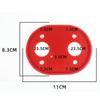 1pc Count Diesel Heater Sealing Gasket Red Color Silicone Sealing Gasket  for Diesel Heater