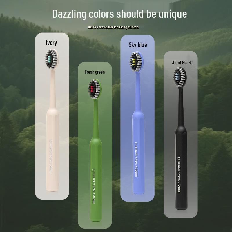 Konvexe Luxus-Römische Säulen-Zahnbürste (2er-Pack) - Wellenform-Design, Weiche Spiralborsten, Zahnfleischschutz, Haushaltsgebrauch für Erwachsene.