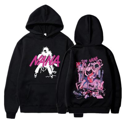 Anime Nana Printed Hoodies Vintage Sweat Y2k Sweatshirts Harajuku Long Sleeve Aesthetic Tracksuit Pullover Sweater Unisex