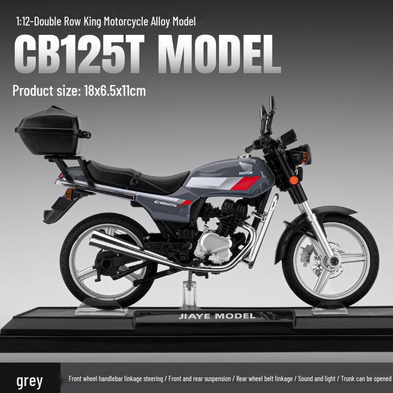 Kawasaki 1:12 Model de motocicleta din aliaj Ducati cu sunet pentru copii