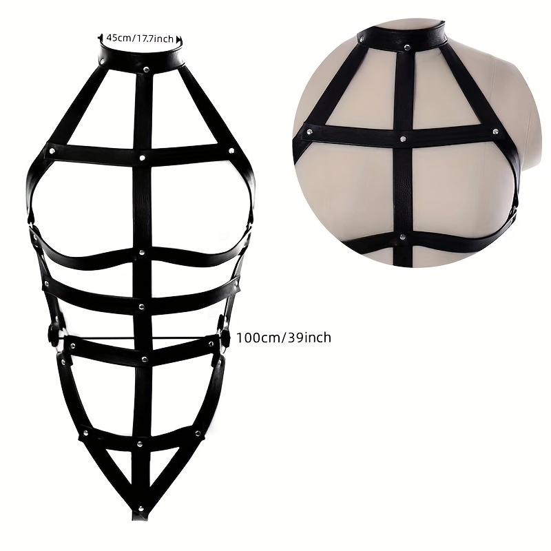 1pc BDSM Leather Bondage Queen Costume Adult Female Stage Performance Adult Supplies Couple SM Cosplay Sex Supplies