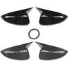 ABS Gloss Black Rearview Mirror Housing Side Mirror Cover Trim for Honda Accord 10Th 2018 2019 2020 Car Accessories