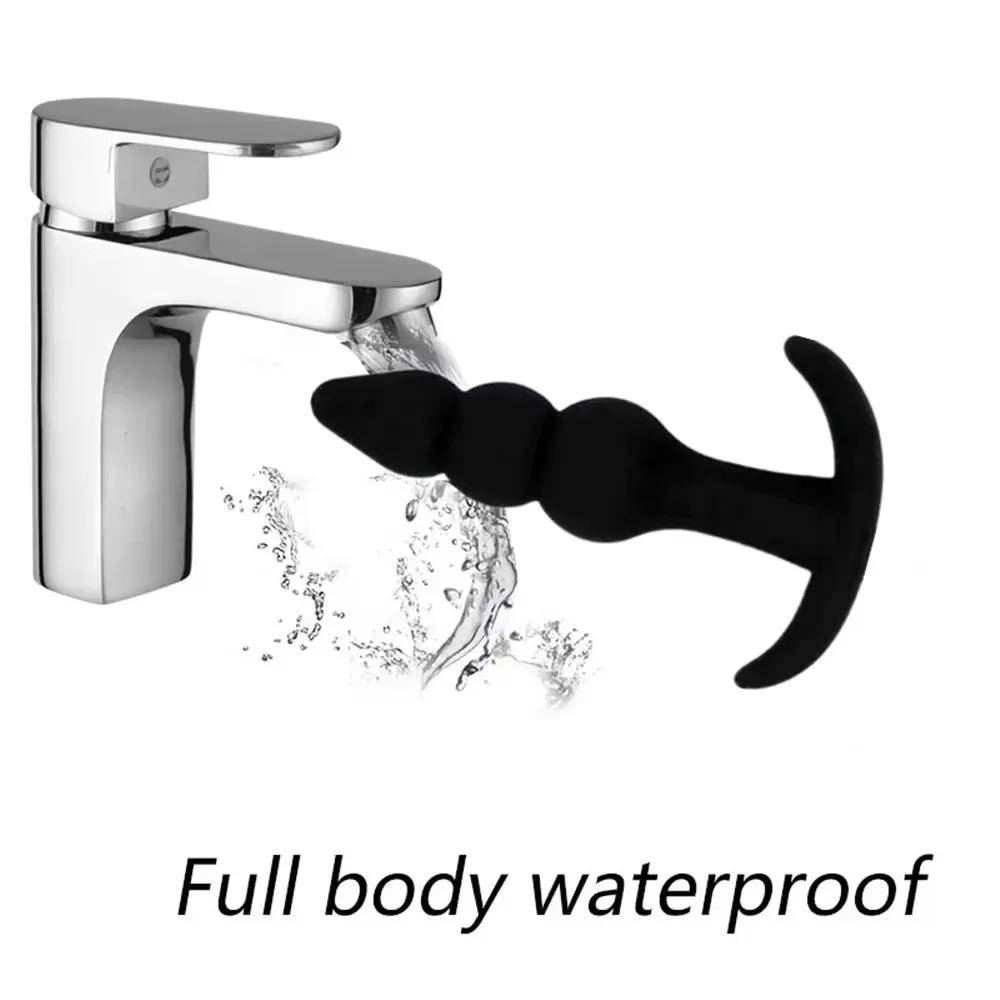 Sexy Black Silicone Anal Plug Massage Adult Sex Toys For Women Man Gay Anal But Plug Set Buttplug Butt Plugs Sex Products