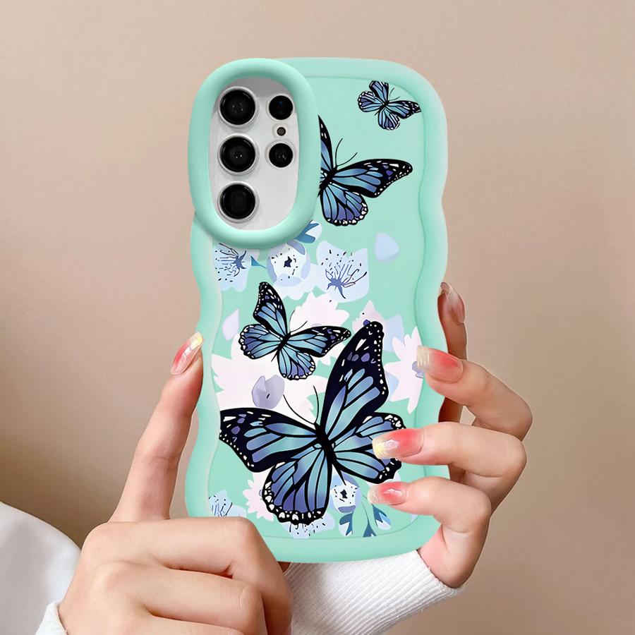 

Case for Samsung Galaxy A26 S25 S22 Ultra S20 FE S23 Plus S24 A25 S21 Soft Phone Cover A35 A54 A34 A36 A55 A24 INS Retro Galaxy A25 5G