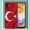 Turkey Turkish Flag Black Phone Case For Samsung Galaxy A01 A03 Core A04 E A02 A05 A10 A20 A21 A30 A50 S A6 A8 Plus A7 2018
