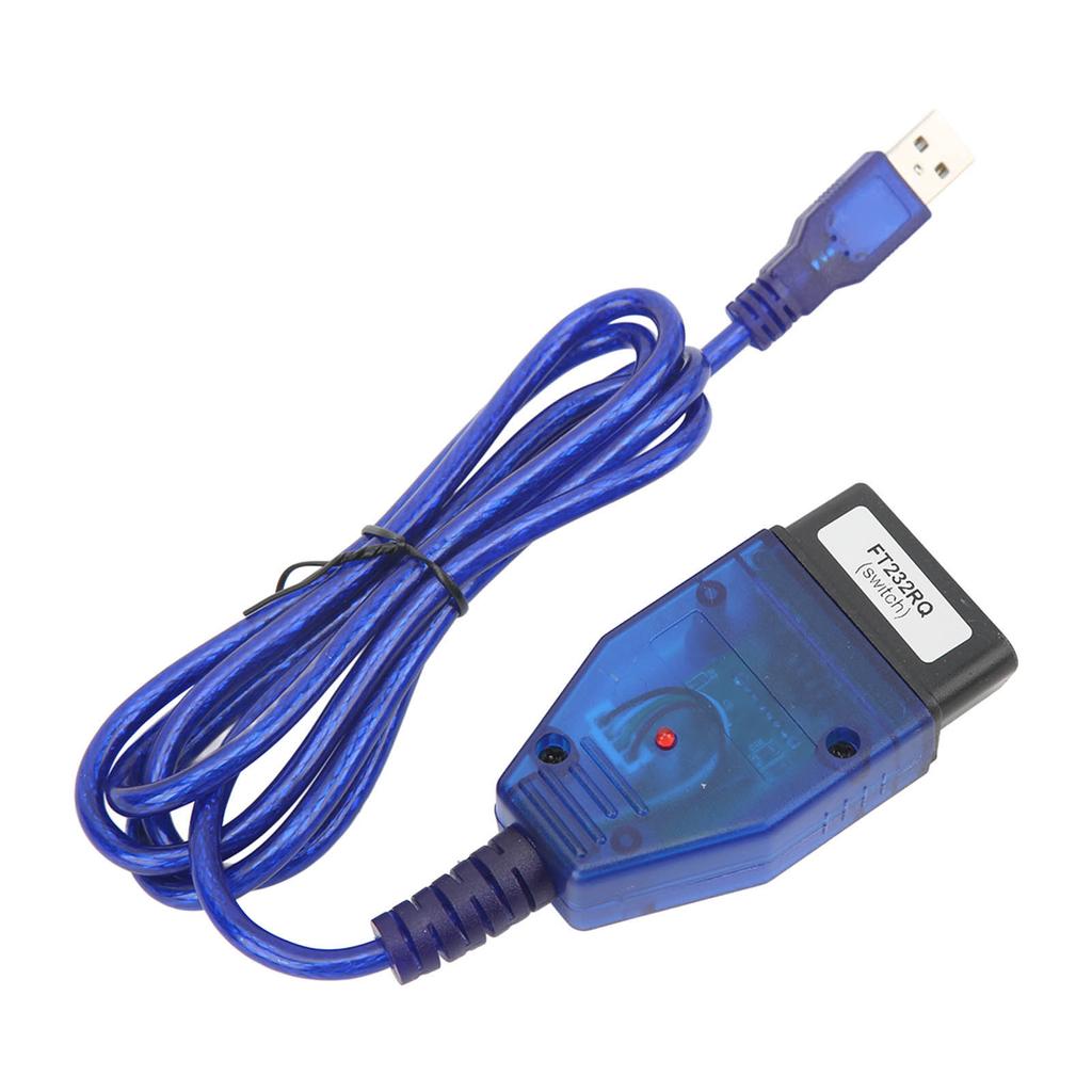 OBD2 Diagnostic Cable Ecu Scanner Tool Connector Adapter Cable with 4 Way Switch Replacement for