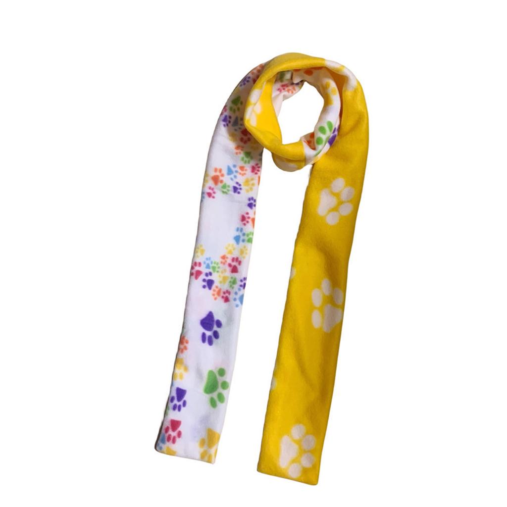 Dog Cat Paw Print Womens Infinity Scarf Lightweight Fleece Soft Scarf Winter Fall Shawl Wraps Neck Warmer Scarf