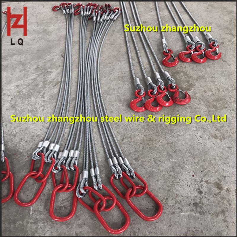 Galvanized Steel Wire Rope Lifting Eye Slings