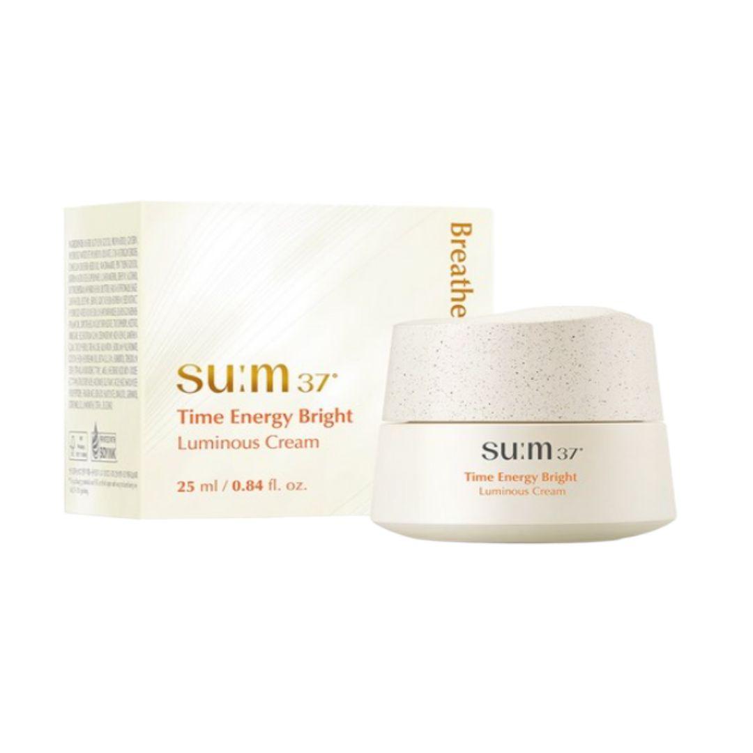 SU:M37 Time Energy Bright Luminous Dark Spot Brightening Cream Whitening Moisturizer 25ml