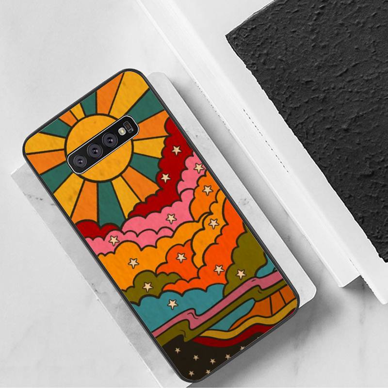 Red Visual Impact Phone Case For Samsung Galaxy S7 Edge Plus S9 S20Plus S20ULTRA S10lite S225G S10 Case