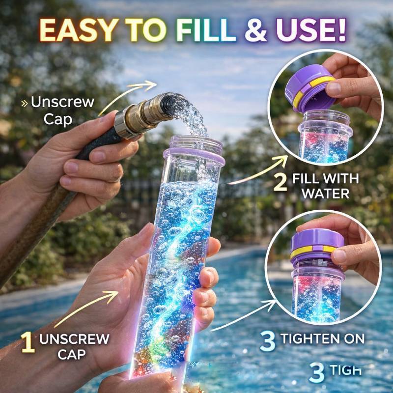 Pistola de Água LED Arco-Íris Com Luz Brilhante Para Piscina Praia Brincadeira ao Ar Livre