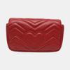 [Pre-Owned] GG Marmont Vintage Metal Logo Quilted Leather Mini Shoulder Bag - Very Good #1D9UVAO