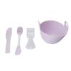 Facial Mask Mixing Bowl Soft Reusable Silicone Face Mud Mask Mixing Bowl with Spoon for Beauty