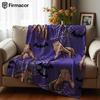 Frankenstein Hand Web Cartoon Anime Print Flannel Blanket Soft Warm Throw for Kids Bedroom Sofa Christmas Office Car