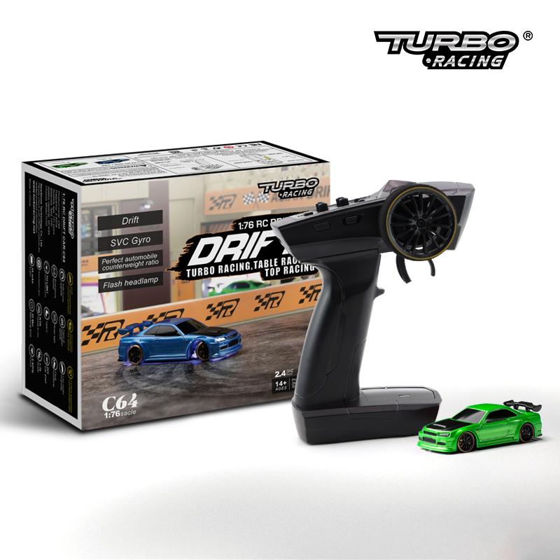 Turbo Racing 1:76 C64 C73 C72 C74 Drift Ferngesteuertes Auto mit Gyro Radio Vollproportional RC Spielzeug RTR Kit Kindergeschenke
