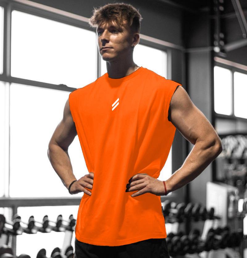 T-shirt Senza Maniche Uomo Asciugatura Rapida Fitness Bodybuilding Maglietta Moda Maschile Gilet da Basket Rete Traspirante Estate Palestra Canotta Uomo
