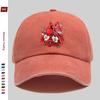 pc Unisex Red Bird Pattern Printed Baseball Cap Cardinal Print Is an Ideal Decorative Hat for Travel Enthusiasts and Valentine