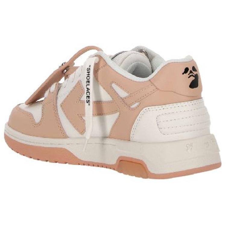 (WMNS) Off-White Out Of Office Low-Top Sneaker 'Tan White' Women's OWIA259S23LEA0013401