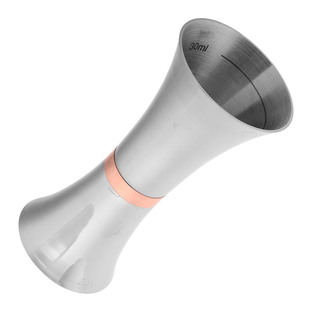 Stainless Steel Double Jigger 2Oz 1Oz Cocktail Measuring Cup Ounce Liquor Shot Coffee Bartender Tool Hourglass Shape Mini Fluid