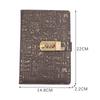 200 Pages A5A6 Code With Lock Diary Book Notepad Agenda Planner Retro Notebook Simple Hand Account Book Journal